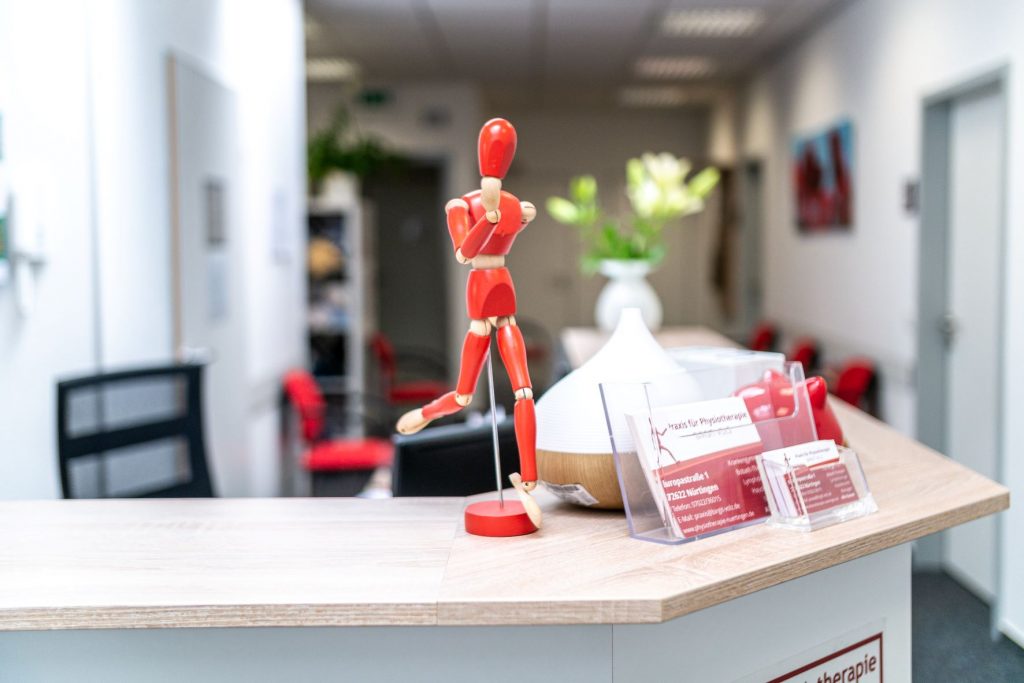 Physiotherapie Nürtingen - Praxis Birgit Volz Empfangsbereich